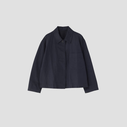 COTTON LINEN TWILL BLOUSON