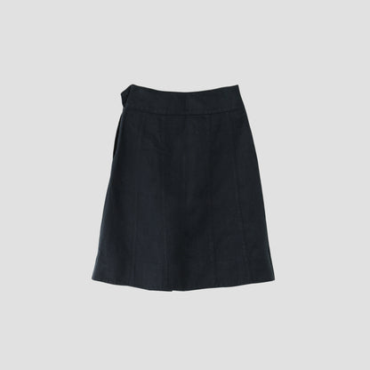 SANFORISED LINEN SKIRT