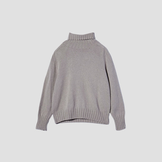 WIDE ROLL NECK KNIT
