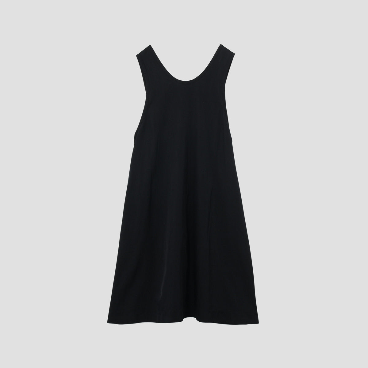 GLAZED COTTON CUPRA DRESS