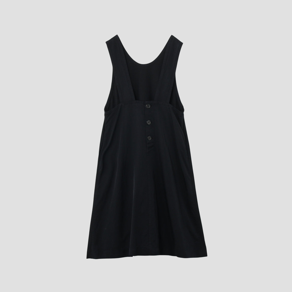 GLAZED COTTON CUPRA DRESS