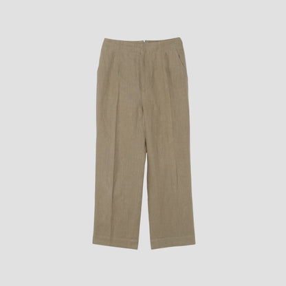 PLAIN LINEN TROUSERS