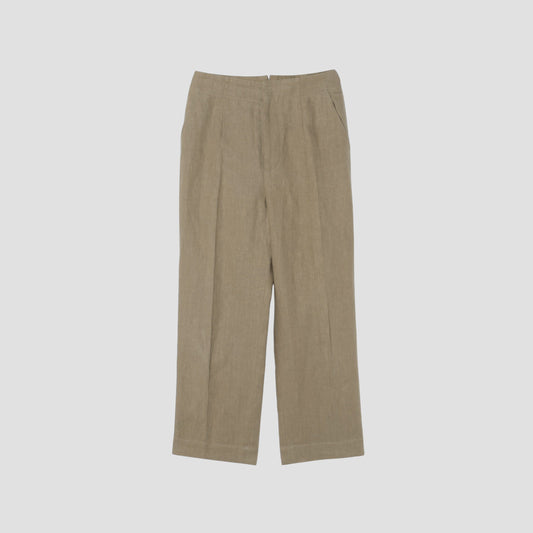 PLAIN LINEN TROUSERS