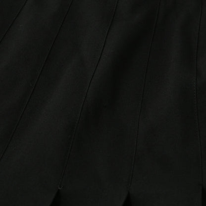 FINE WOOL POPLIN SKIRT