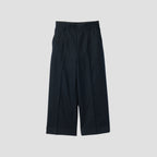 WORSTED WOOL PINSTRIPE TROUSERS