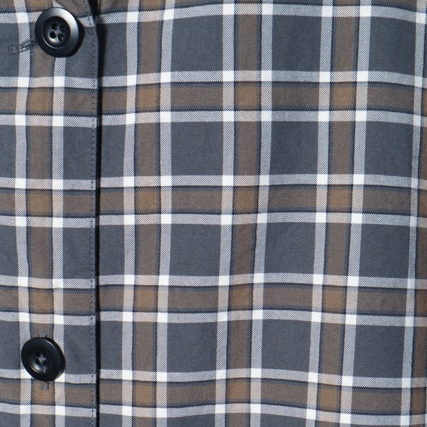 PLAINWEAVE COTTON CHECK SHIRT