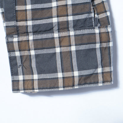 PLAINWEAVE COTTON CHECK SHIRT