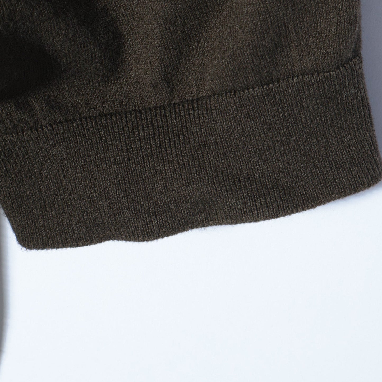 PLAIN OPEN COLLAR JUMPER KNIT