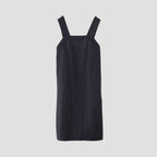 COTTON LINEN SILK POPLIN DRESS