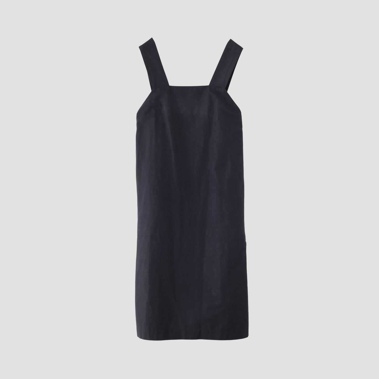 COTTON LINEN SILK POPLIN DRESS