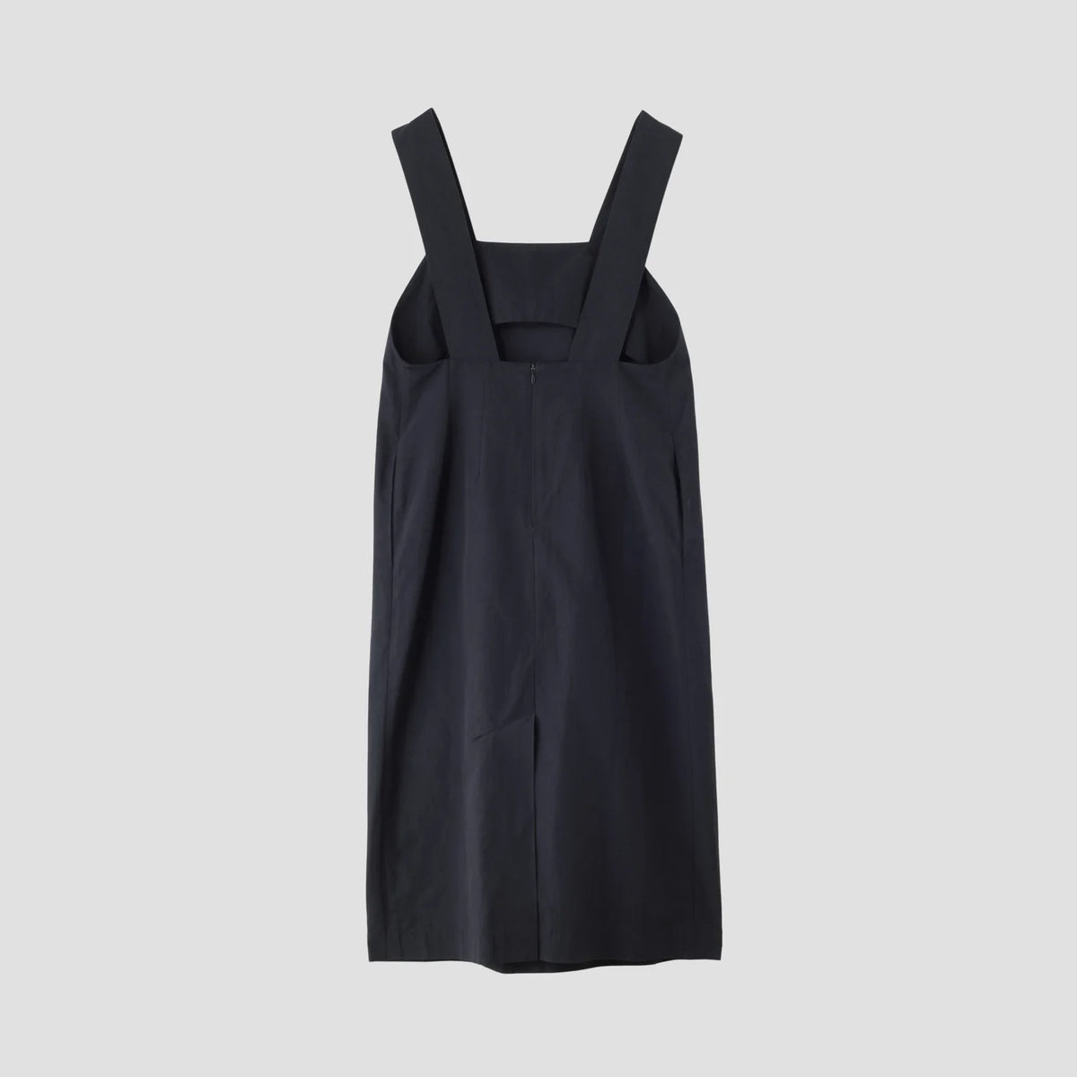 COTTON LINEN SILK POPLIN DRESS