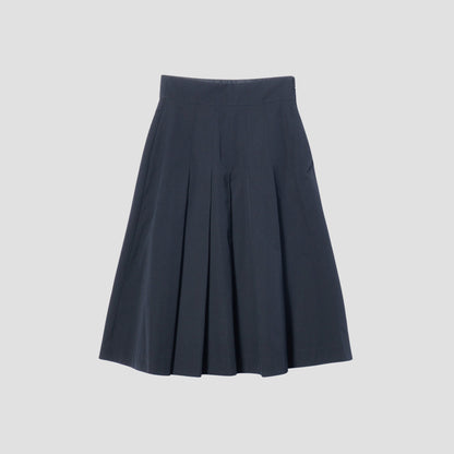FINE WOOL COTTON TWILL SKIRT