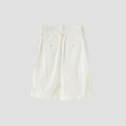 LINEN COTTON TWILL TROUSERS