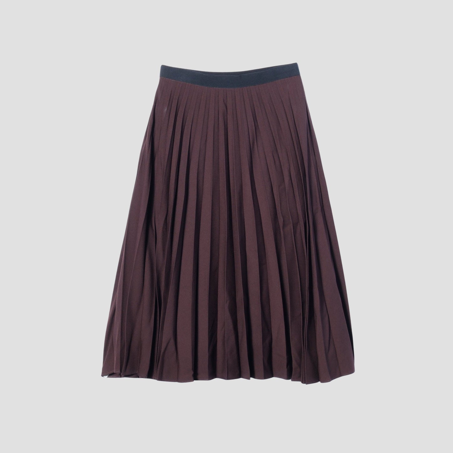 FINE WOOL GABARDINE SKIRT