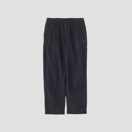 GARMENT DYE VINTAGE POPLIN TROUSERS