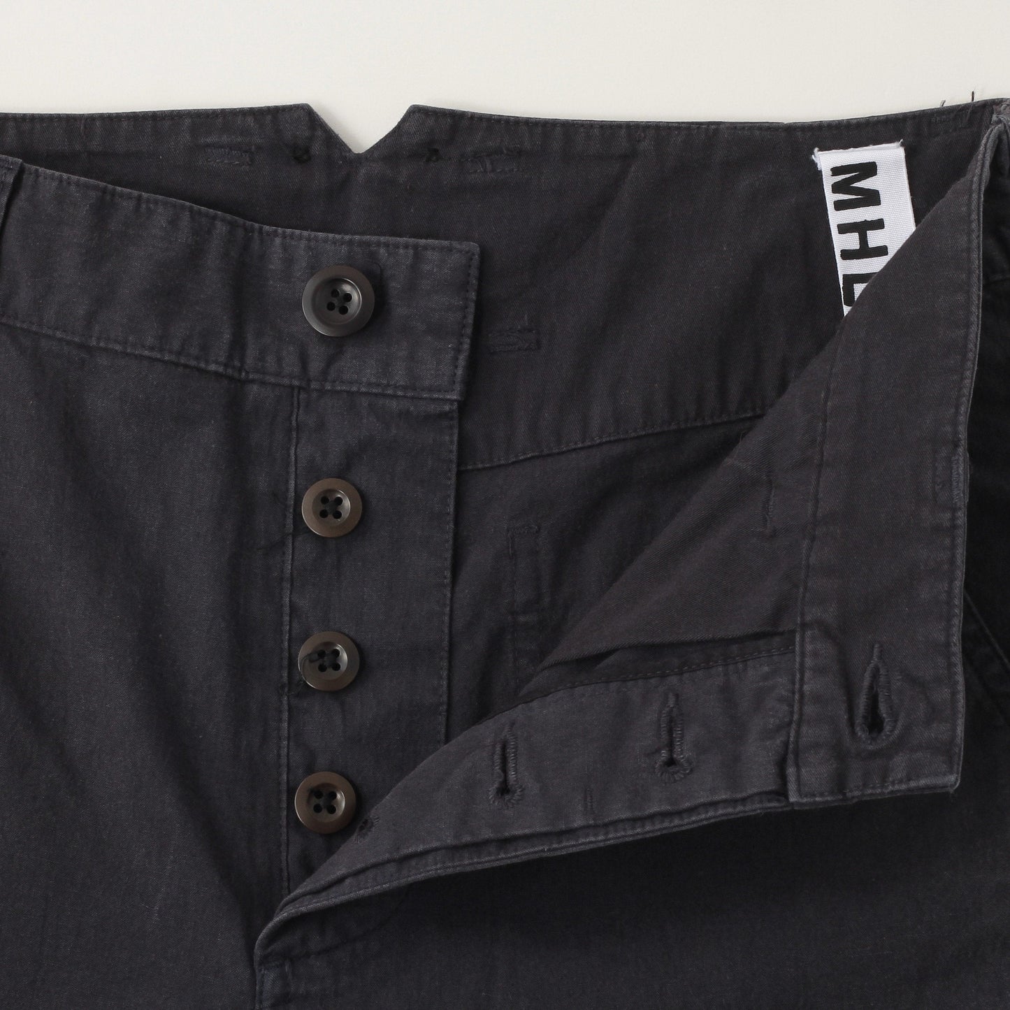 GARMENT DYE VINTAGE POPLIN TROUSERS