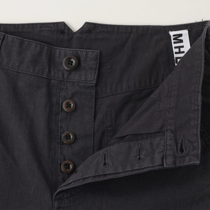 GARMENT DYE VINTAGE POPLIN TROUSERS