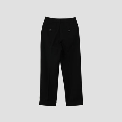 COTTON WOOL BARATHEA TROUSERS