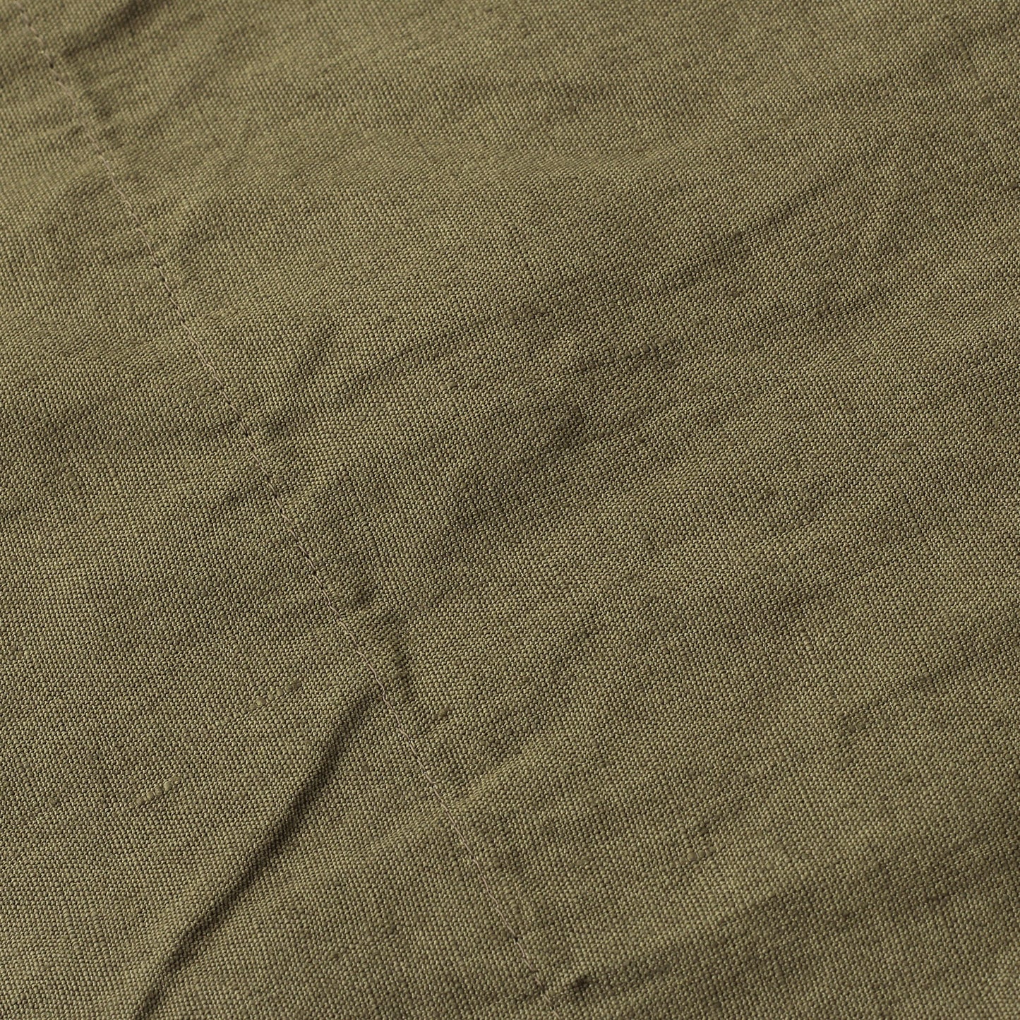 COATED LINEN PLAINWEAVE TROUSERS