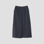 WASHED YARN DYE COTTON POPLIN TROUSERS