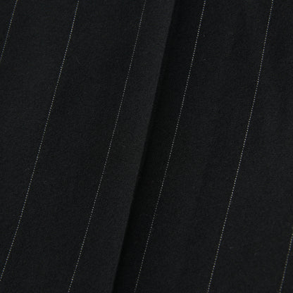 WIDE PINSTRIPE WOOL TROUSERS