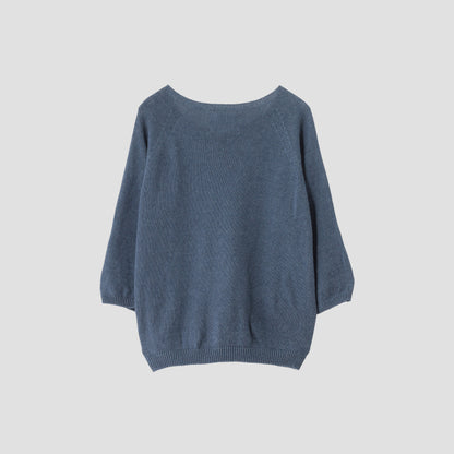 TWISTED COTTON LINEN KNIT