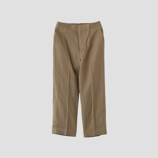 PLAIN LINEN TROUSERS