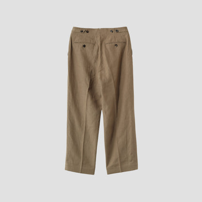 PLAIN LINEN TROUSERS
