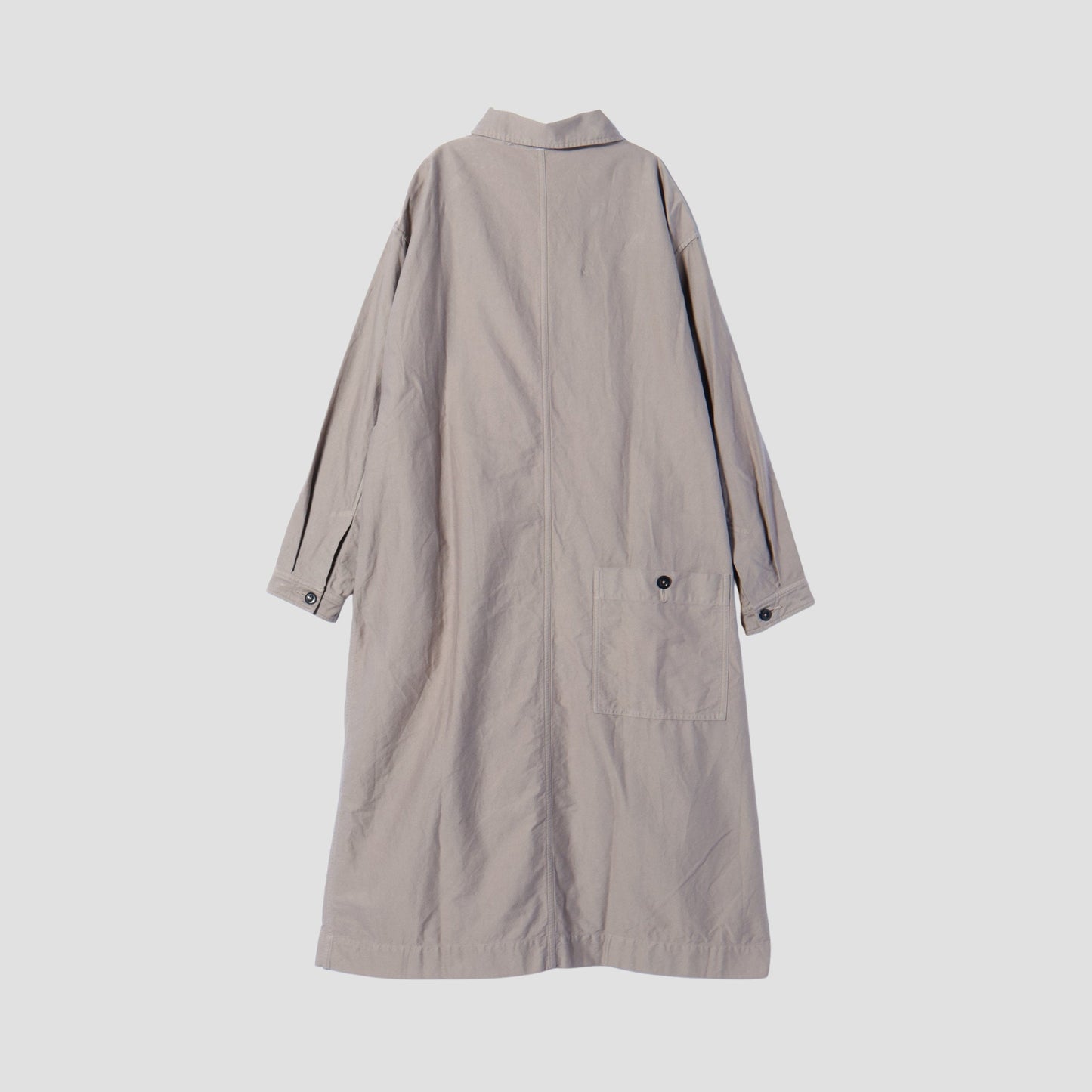 GARMENT DYE COTTON MOLESKIN DRESS