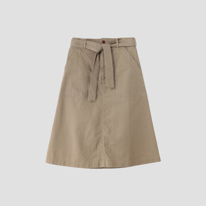 JAPANESE COTTON LINEN DRILL SKIRT