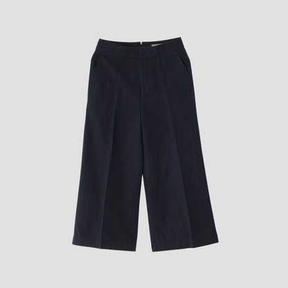 COTTON LINEN TWILL TROUSERS