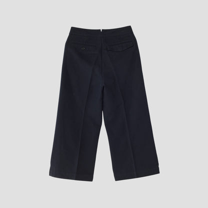 COTTON LINEN TWILL TROUSERS