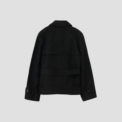 HEAVY HERRINGBONE LINEN COAT