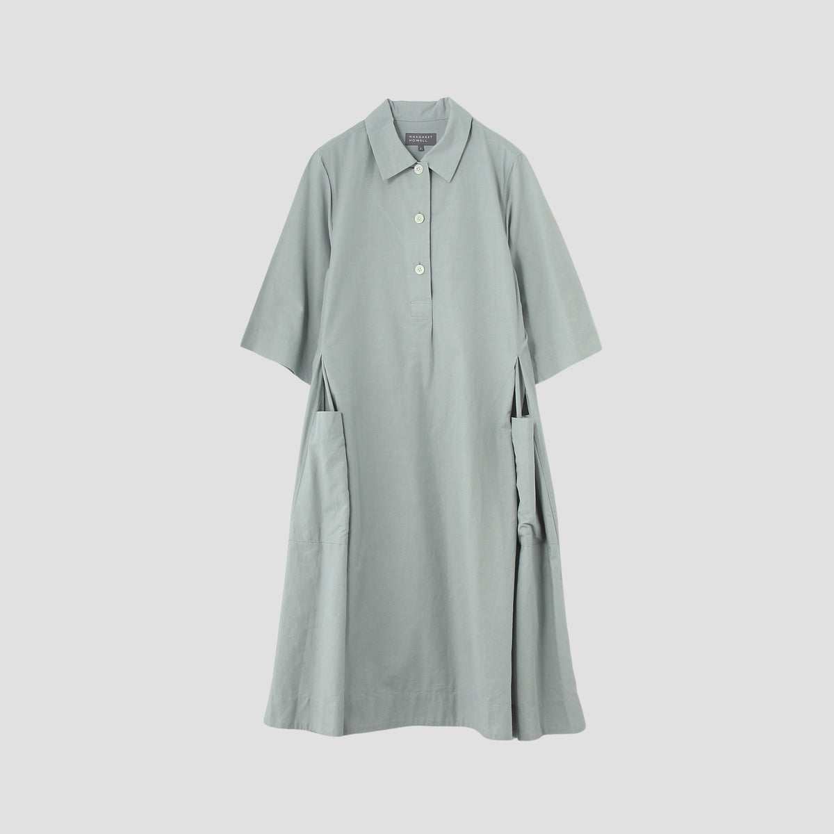 COTTON RAMIE CHAMBRAY DRESS