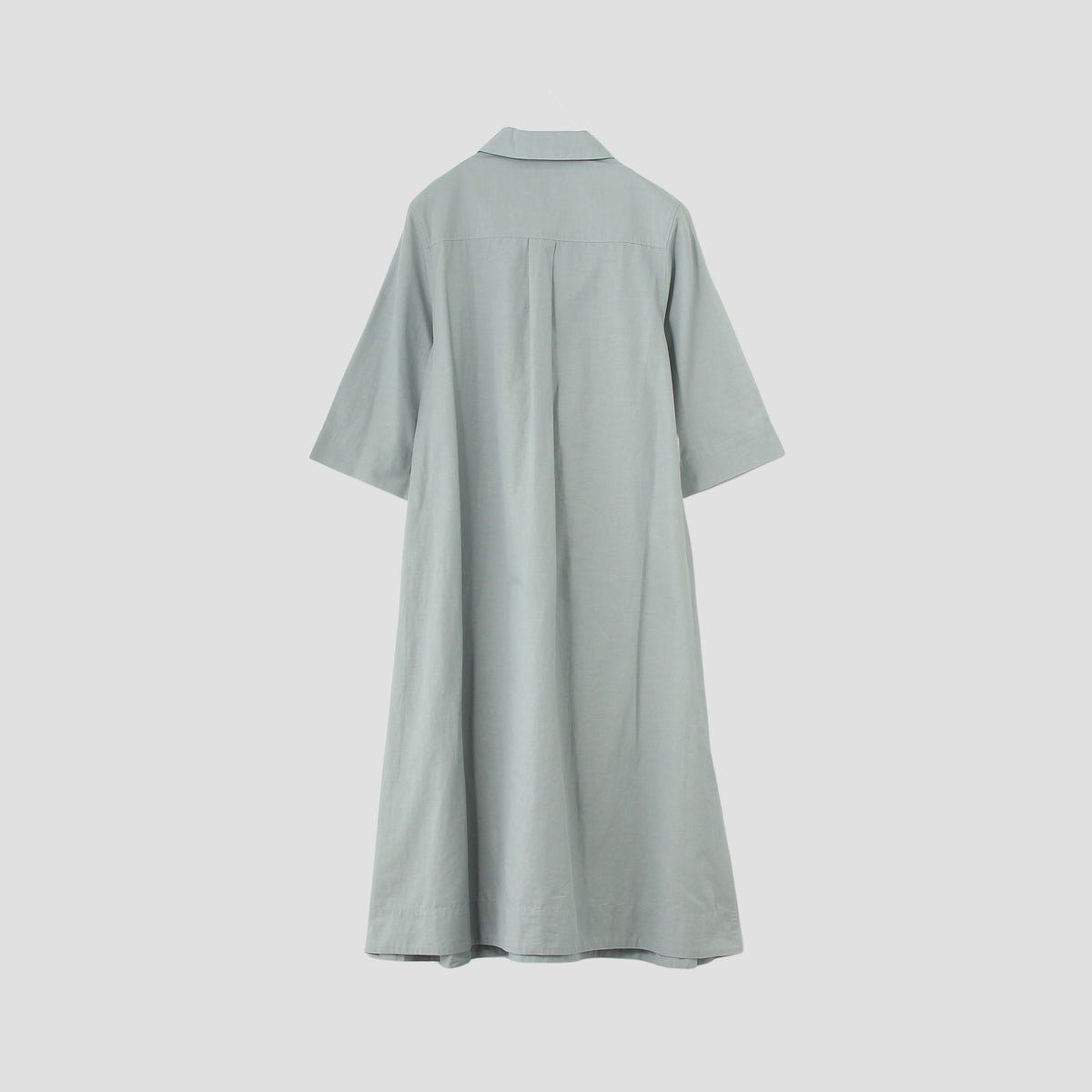 COTTON RAMIE CHAMBRAY DRESS