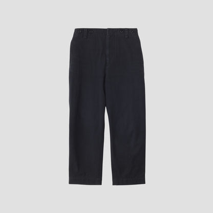 DENSE COTTON TWILL TROUSERS
