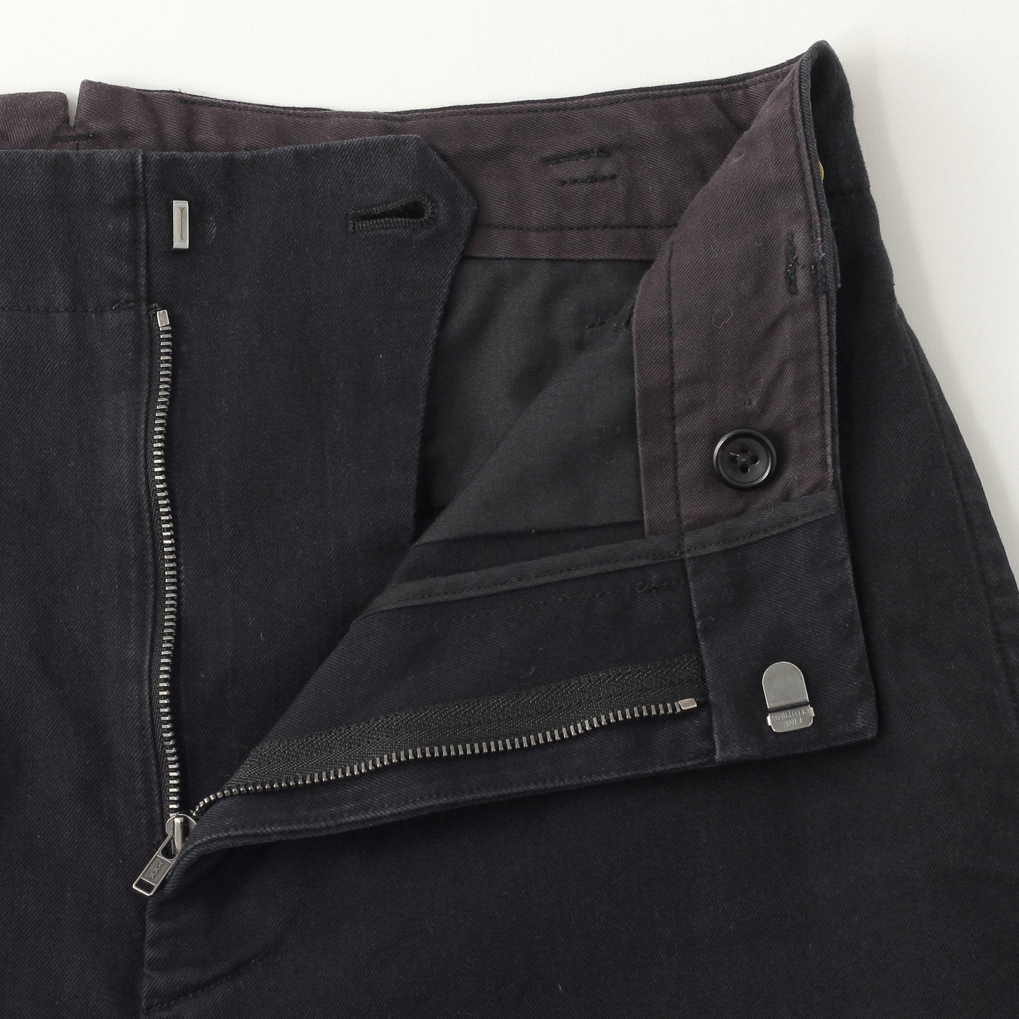DENSE COTTON TWILL TROUSERS