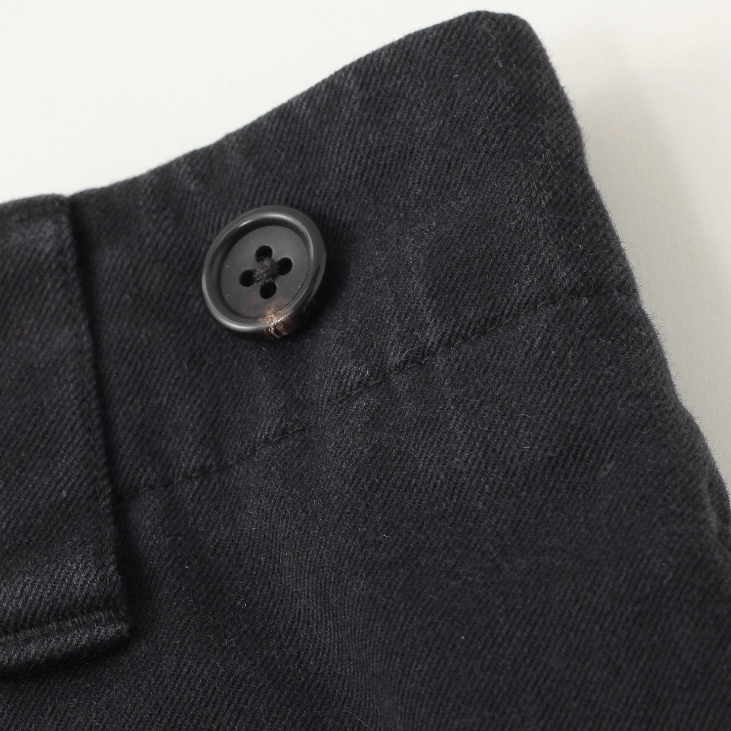 DENSE COTTON TWILL TROUSERS