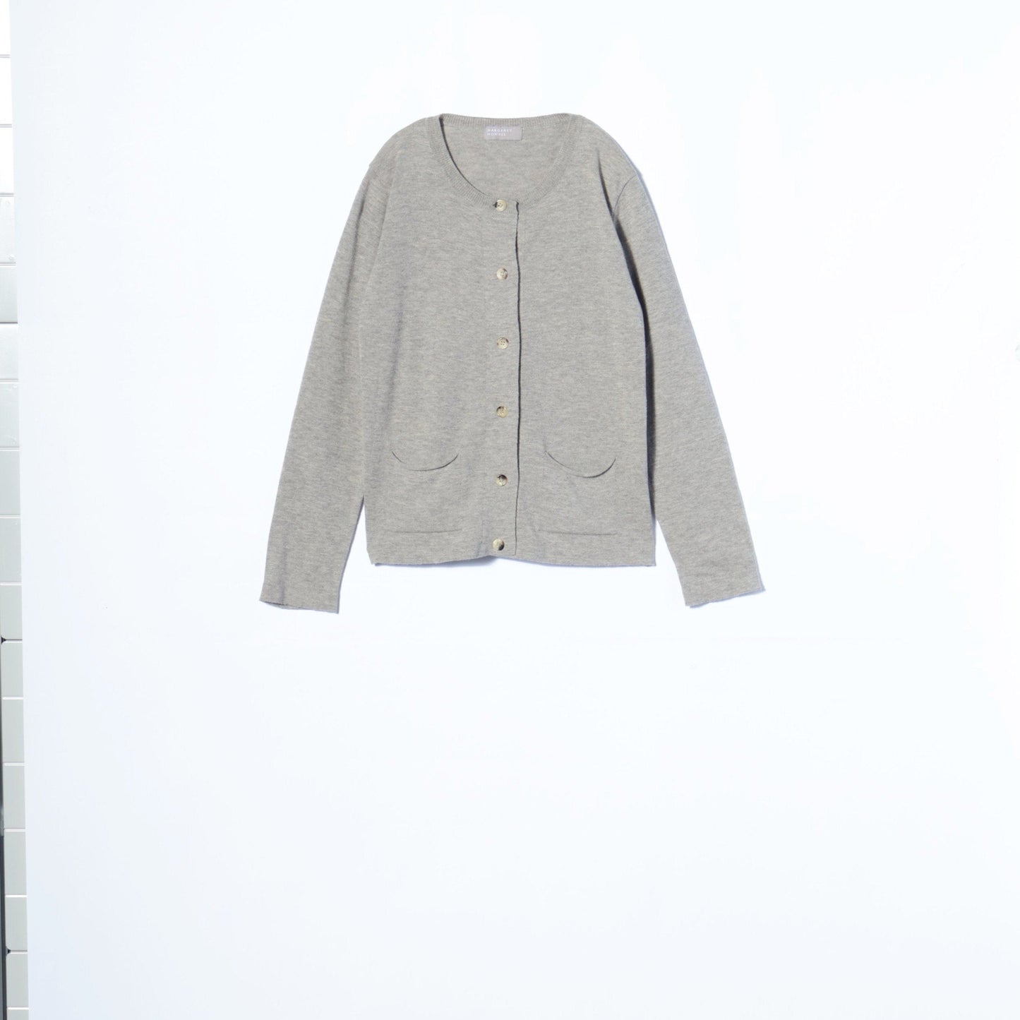 WOOL COTTON CARDIGAN KNIT