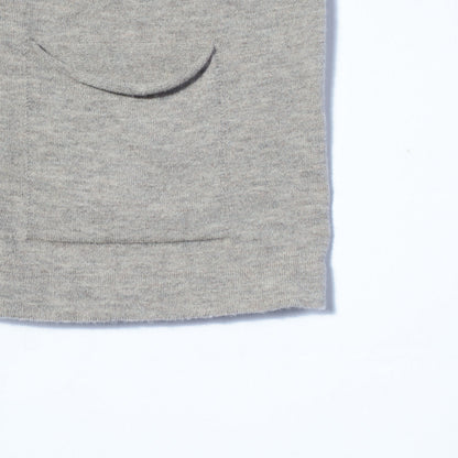 WOOL COTTON CARDIGAN KNIT