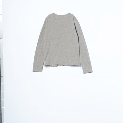 WOOL COTTON CARDIGAN KNIT