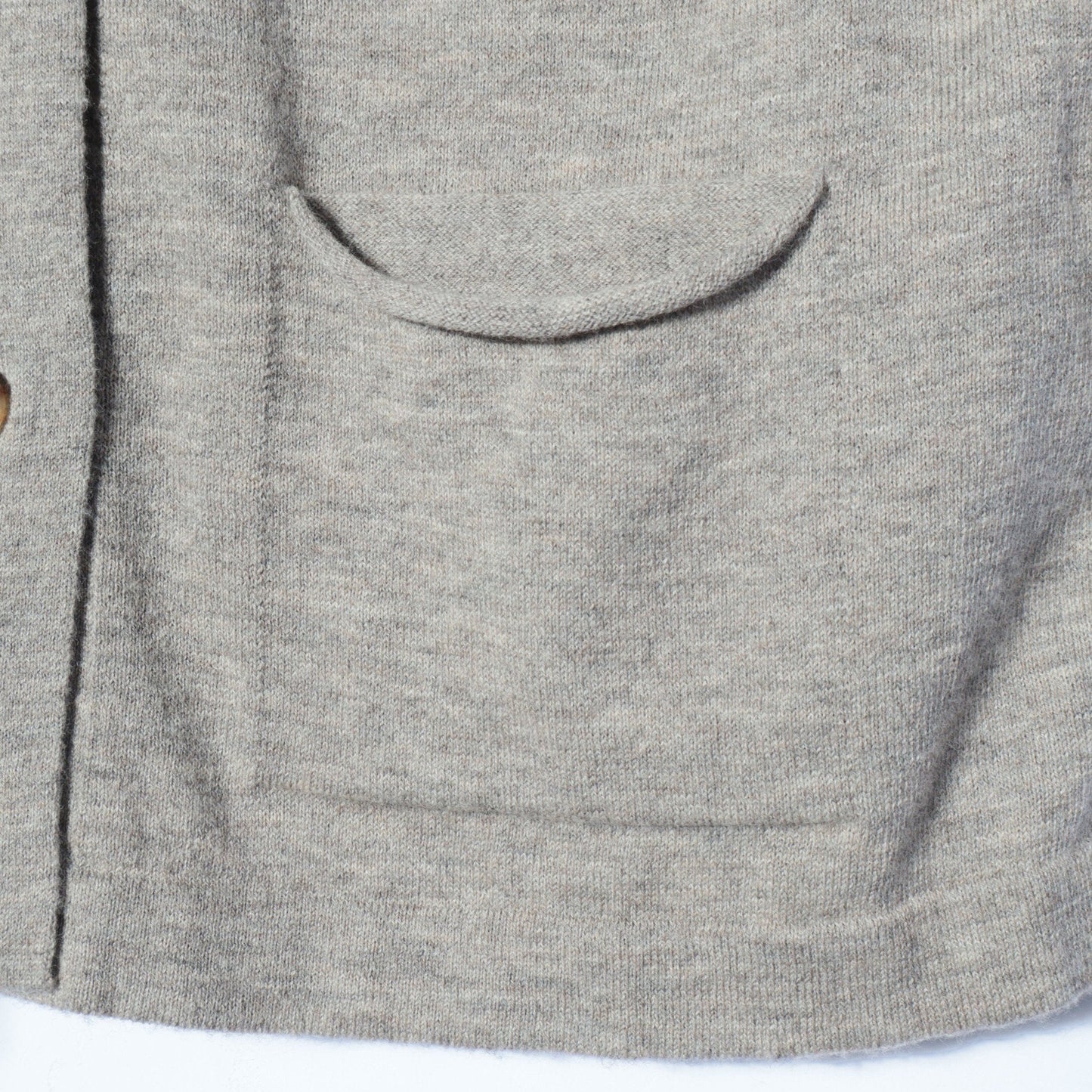 WOOL COTTON CARDIGAN KNIT