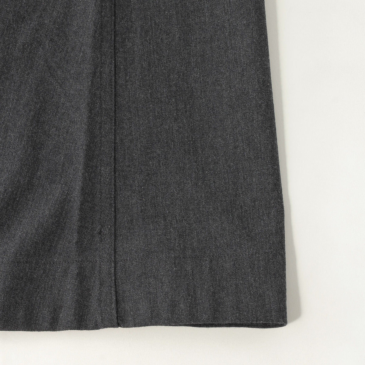 WOOL COTTON TWILL DRESS
