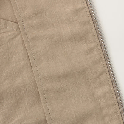 DENSE LINEN POPLIN BLOUSON