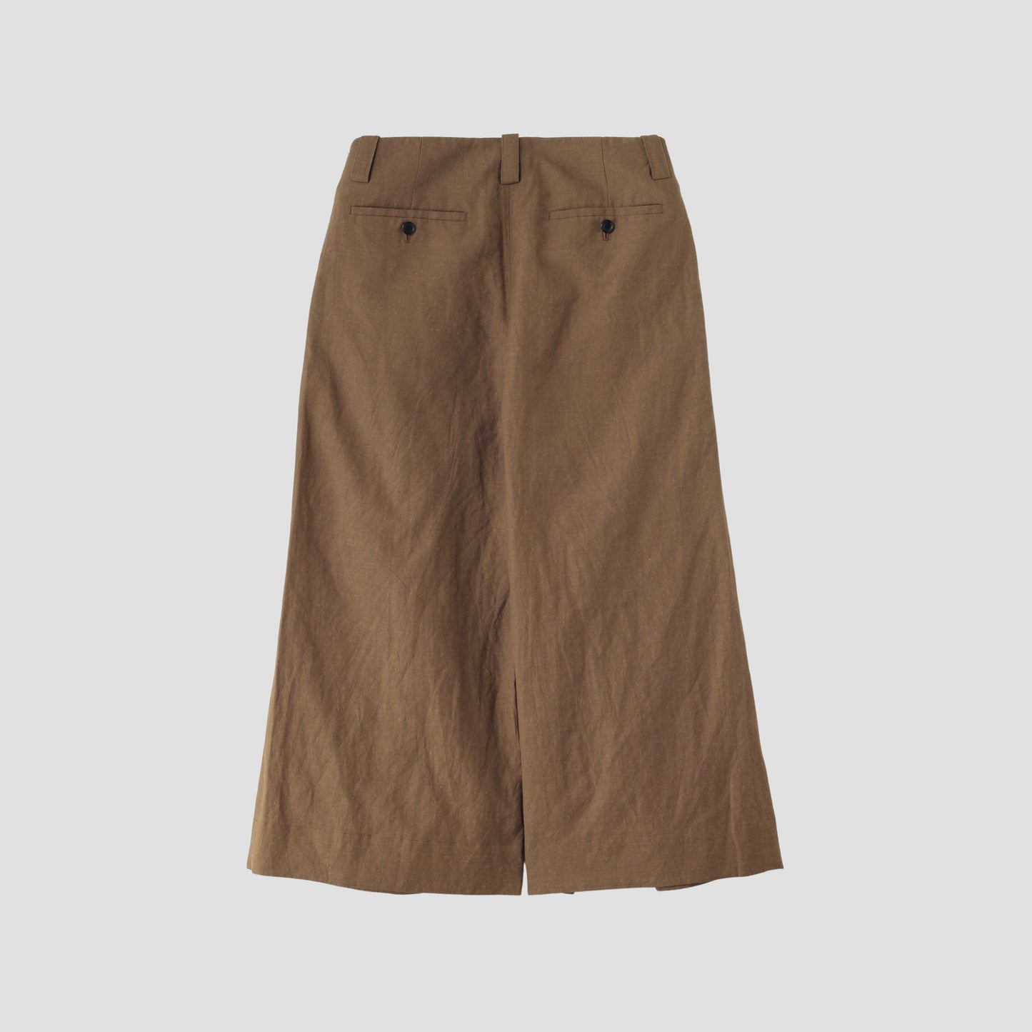 YARN DYE WOOL LINEN TROUSERS