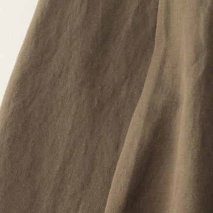 HIGH TWIST LINEN COTTON TWILL TROUSERS
