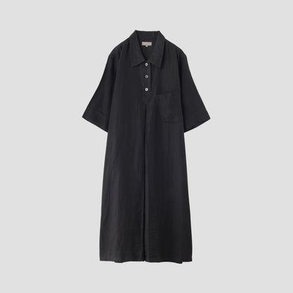 SHIRTING LINEN DRESS