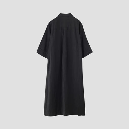 SHIRTING LINEN DRESS