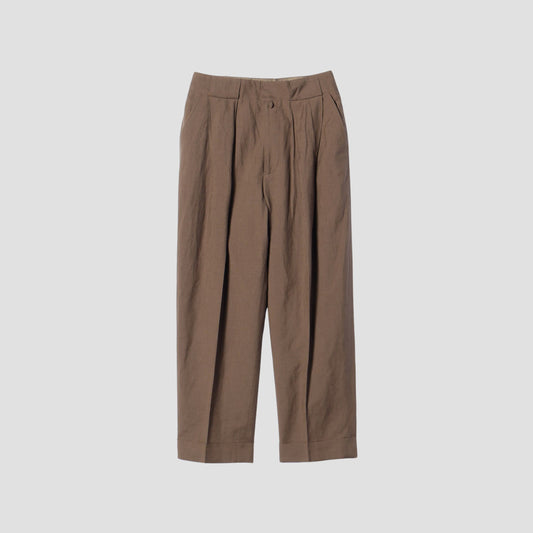 SOFT WOOL LINEN TROUSERS