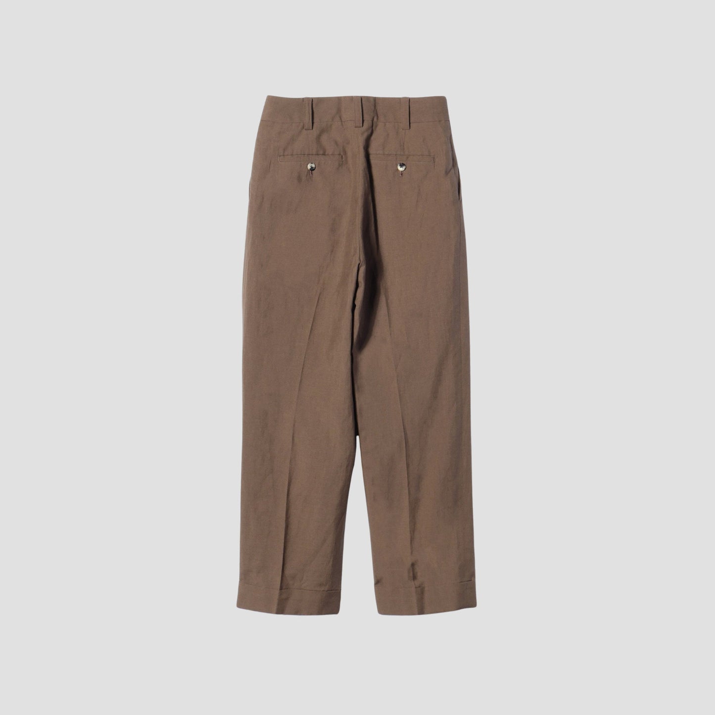 SOFT WOOL LINEN TROUSERS